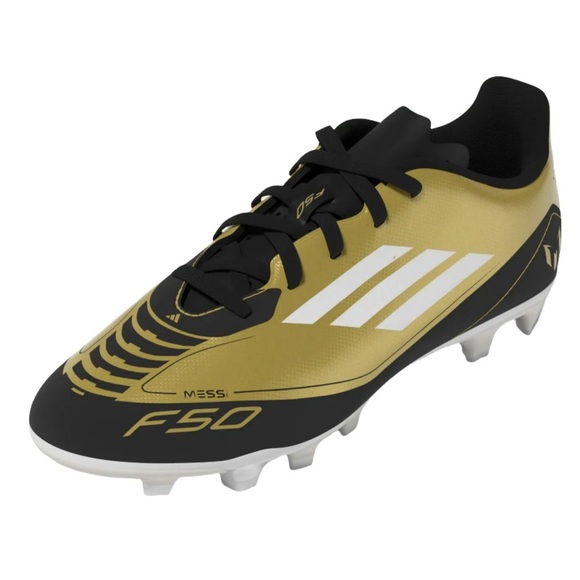 adidas F50 Messi Club FG - Gold/White/Black Size 5.5 main image 8